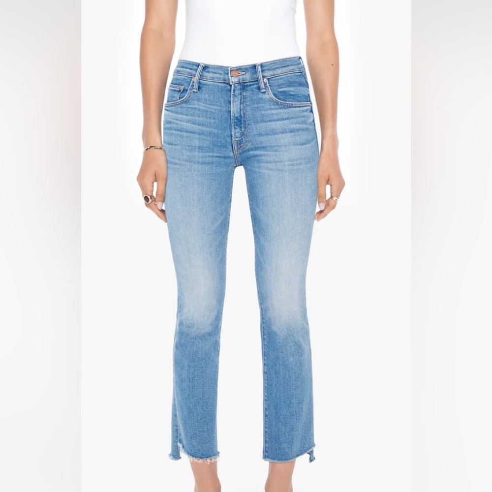 MOTHER The Insider Crop Step Fray Jeans